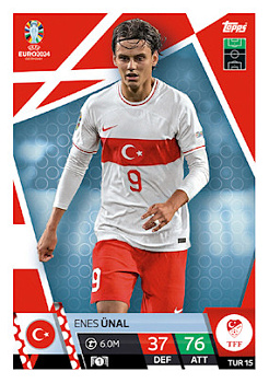 Enes Unal Turkey Topps Match Attax EURO 2024 #TUR15